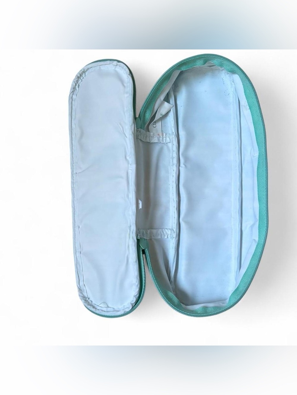 Vintage Y2K Clinique Mint Green Logo
Cosmetic Bag PVC Makeup Travel - Picture 5 of 8